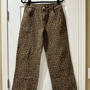 Le Lis Animal Print Pants